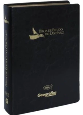 Bíblia De Estudo Do Discípulo - Capa Preta