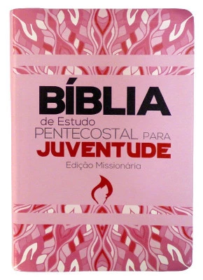 Bíblia De Estudo Pentecostal Para Juventude Rosa     