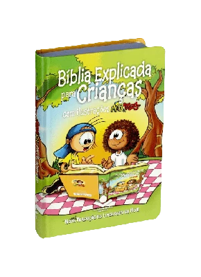 Bíblia Explicada Para Crianças Com Ilustrações Mig & Meg