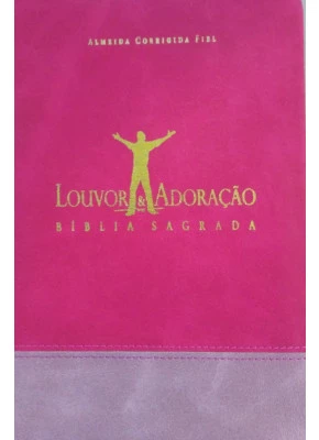 Bíblia Sagrada - Louvor e Adoração - Pink - Editora Fôlego
