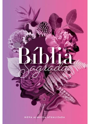 Bíblia NAA Buquê Roxo