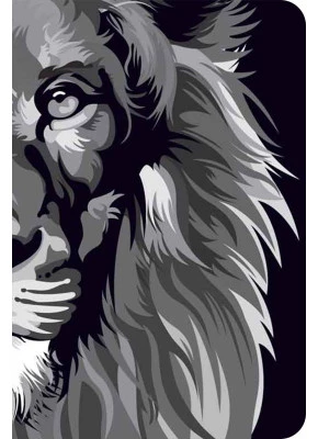 Bíblia NVT 960 Lion Colors Black & White