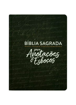 Bíblia NVT Para Anotações e Esboços Preta