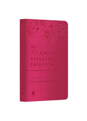 Bíblia Pregação Expositiva | RA | Rosa Floral