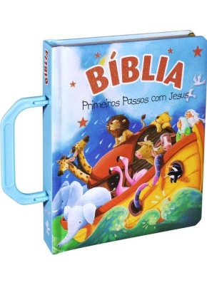 Bíblia Primeiros Passos Com Jesus Azul     