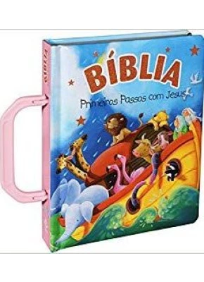 Bíblia Primeiros Passos Com Jesus Rosa     