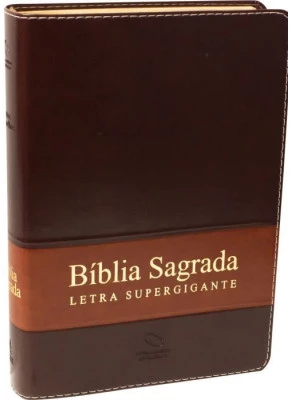 Bíblia Sagrada Naa Letra Supergigante Marrom   