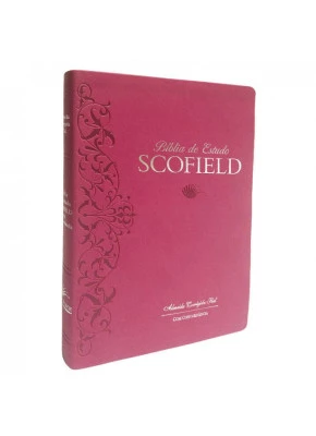 Bíblia De Estudo Scofield Capa Rosa     