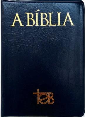 Bíblia Teb - Azul Lisa - Zíper