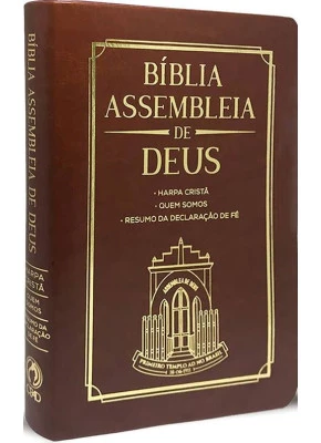 Bíblia Assembleia De Deus Marrom     