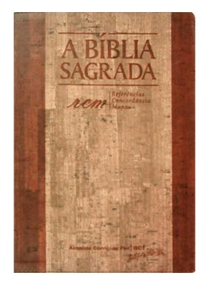 Bíblia Sagrada ACF RCM – Cortiça Madeira com índice   