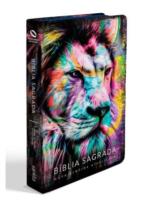 Bíblia Sagrada NAA Leão Colorido
