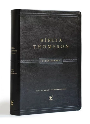 Bíblia Thompson Grande Luxo Preta    