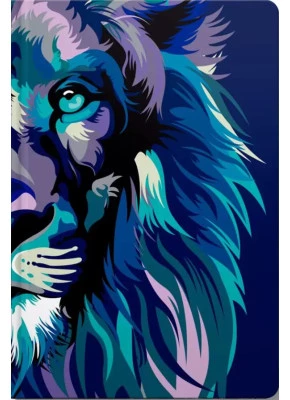 Bíblia Sagrada NVT Slim Lion Colors Cool 