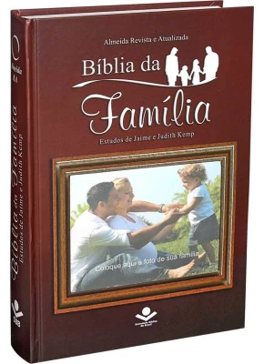 Bíblia Da Família RA Estudos de Jaime e Judith Kemp Capa Dura   