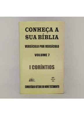 Comentário Ritchie – I Coríntios | Novo Testamento Vol. 07