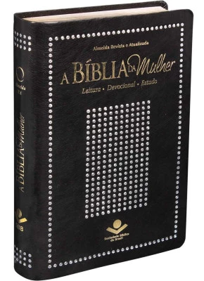 A Bíblia Da Mulher RA Preto Nobre Média   