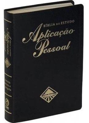 Bíblia De Estudo Aplicação Pessoal Rc Luxo Preta Grande   