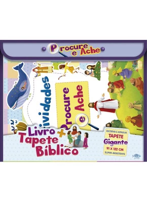 Livro+Tapete Bíblico Procure e Ache