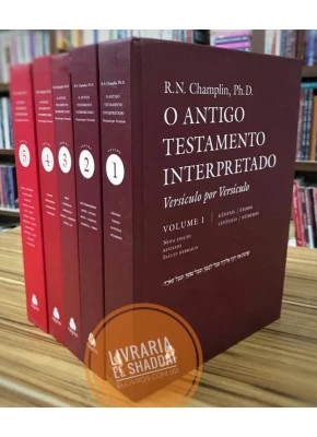 O Antigo Testamento Interpretado 5 Volumes Champlin