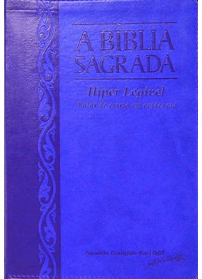 Bíblia ACF Letra Hiper Legível Palavra de Cristo em evidencia – Uva Lilás   
