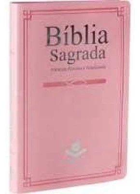 Bíblia Sagrada RA Luxo Rosa Slim   