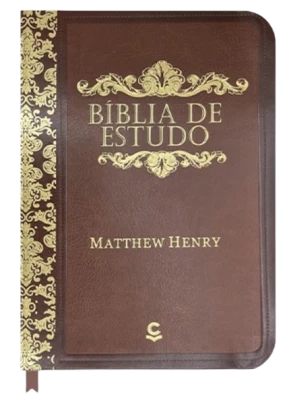 Bíblia De Estudo Matthew Henry Marrom 