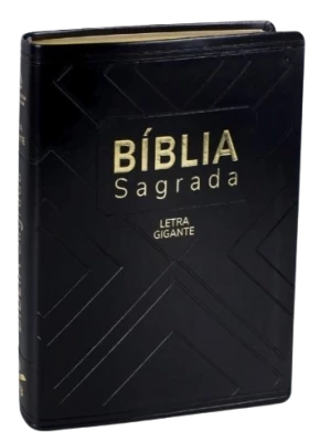 Bíblia Sagrada NAA Preto Média Letra gigante com Índice