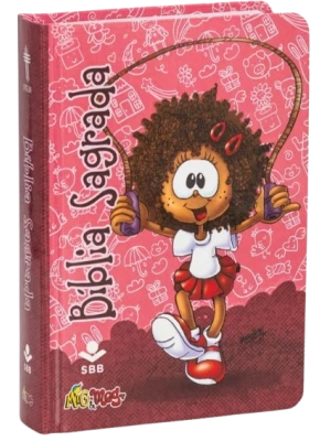 Bíblia Sagrada Mig & Meg Capa Dura Rosa