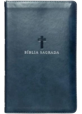 Bíblia Sagrada NVI Letra Grande Media Azul