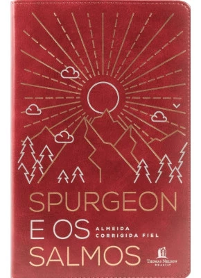 Spurgeon e os Salmos Vermelho Couro Soft