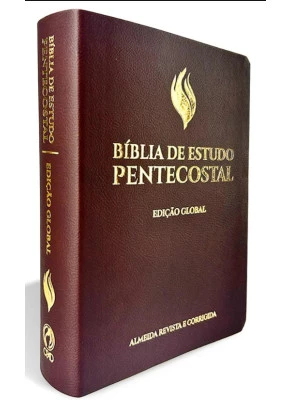 Bíblia De Estudo Pentecostal Grande Rc Luxo Marrom (Edição Global)  Editora Cpad