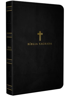 Bíblia Sagrada ACF Couro Soft Preta Letra Grande