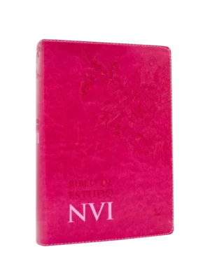 Biblia de Estudo NVI luxo pink