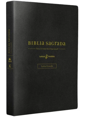 Bíblia NVI Letra Grande Com Espaço Para Anotações Preta