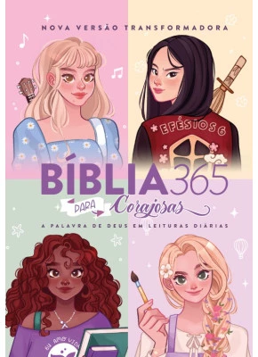 Bíblia 365 Para Corajosas Capa Dura 