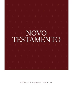Novo Testamento Leitura Perfeita ACF Brochura Vermelho e Branco
