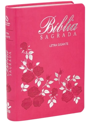 Bíblia Sagrada NAA Letra Gigante Media Com Índice Pink 
