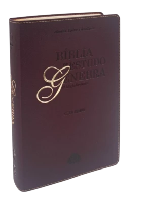 Bíblia De Estudo De Genebra Vinho/Bordo 3 Edição