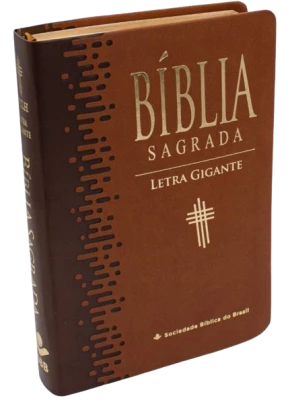 Bíblia Sagrada NTLH Letra Gigante Media Com Índice Marrom