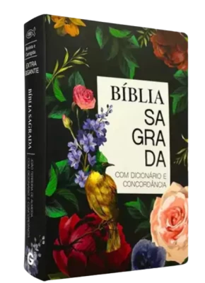 Bíblia Sagrada RC Letra Extra Gigante Capa Fim de Tarde Com Dicionário E Concordância