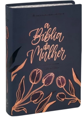 A Bíblia da Mulher NAA  Media Sem Caixa Azul Escuro