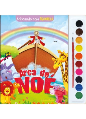 Brincando com Aquarela Arca de Noé