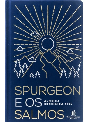 Spurgeon e os Salmos Azul Capa Dura Tecido