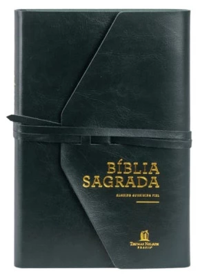 Bíblia Sagrada ACF Couro Soft, Verde Artesanal