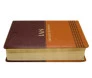Biblia de Estudo NVI luxo marrom e caramelo
