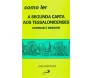 Como Ler A Segunda Carta Aos Tessalonicenses - Esperar É Resistir