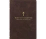 Novo Testamento, NVI, Couro Soft, Cruz Marrom, Leitura Perfeita 