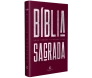 Bíblia Sagrada NVI Capa Dura Vinho Econômica Pedra Angular